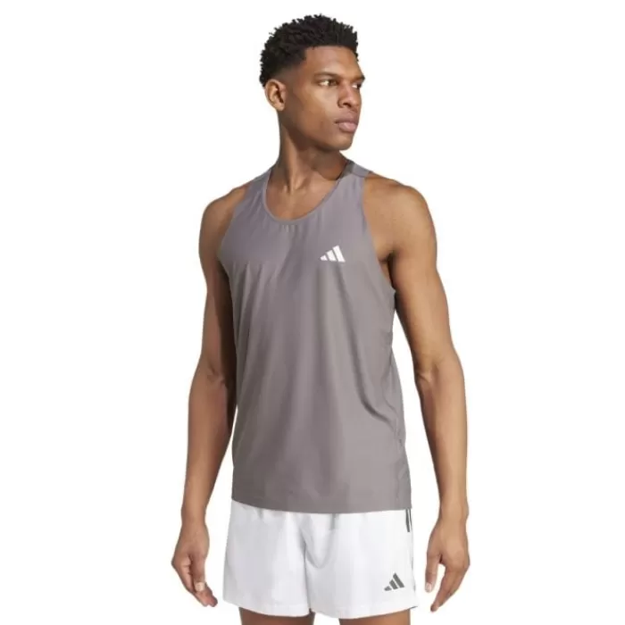 Uomo adidas Magliette Maniche Corte E Lunghe-Own The Run Tank