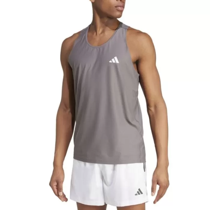 Uomo adidas Magliette Maniche Corte E Lunghe-Own The Run Tank