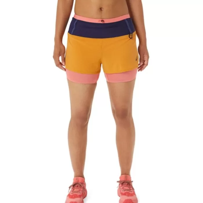 Donna Asics Leggings Corti E Pantaloncini-Fujitrail 2-In-1 Shorts