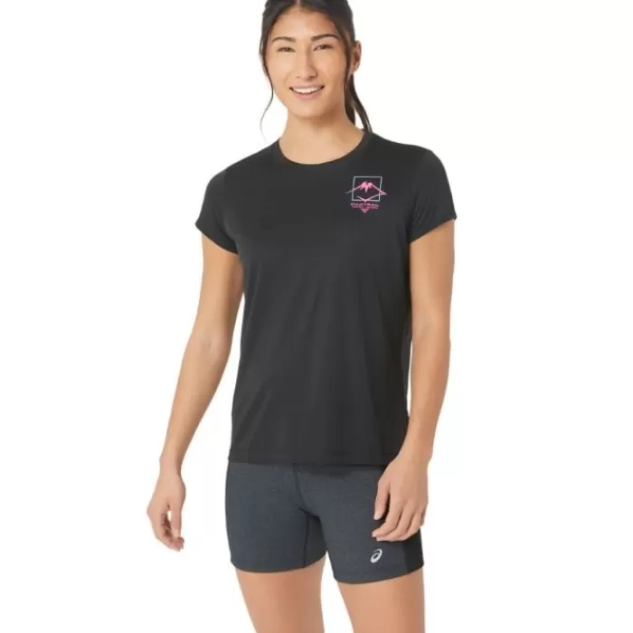 Donna Asics Magliette Maniche Corte E Lunghe-FujiTrail Logo SS Top