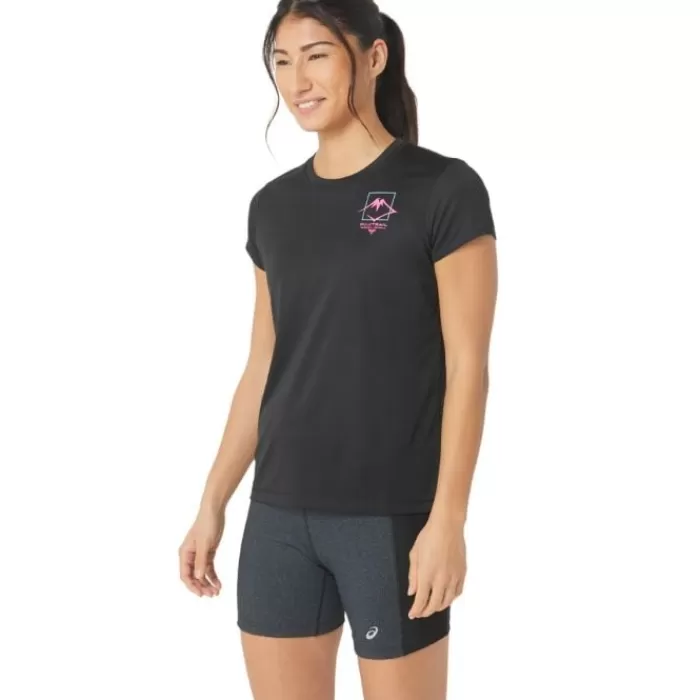 Donna Asics Magliette Maniche Corte E Lunghe-FujiTrail Logo SS Top