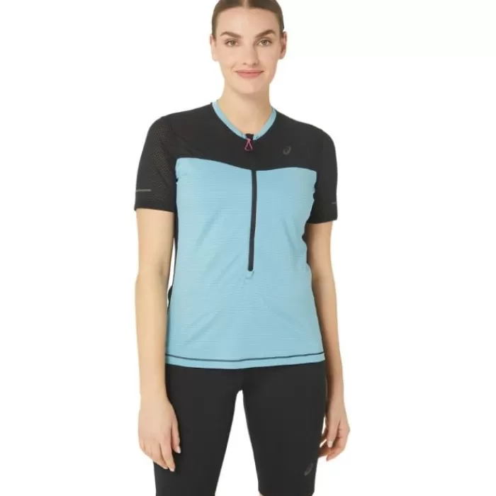 Donna Asics Magliette Maniche Corte E Lunghe-FujiTrail SS Top