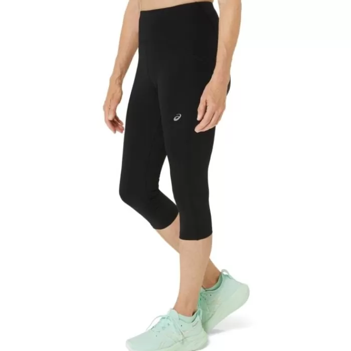 Donna Asics Leggings Corti E Pantaloncini-Road High Waist Capri Tight