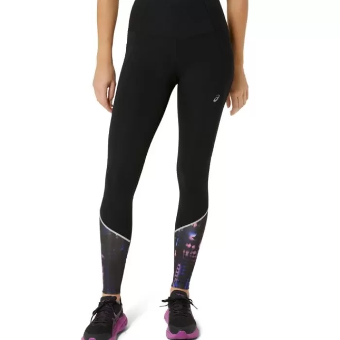 Donna Asics Leggings E Pantaloni Lunghi-Road Lite-Show Tight