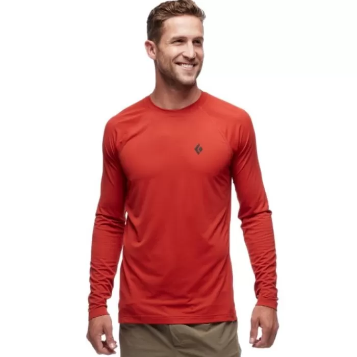 Uomo Black Diamond Magliette Maniche Corte E Lunghe-Alpenglow Long Sleeve Crew