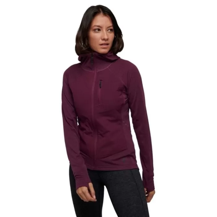 Donna Black Diamond Magliette Maniche Corte E Lunghe-Coefficient LT Hybrid Hoody