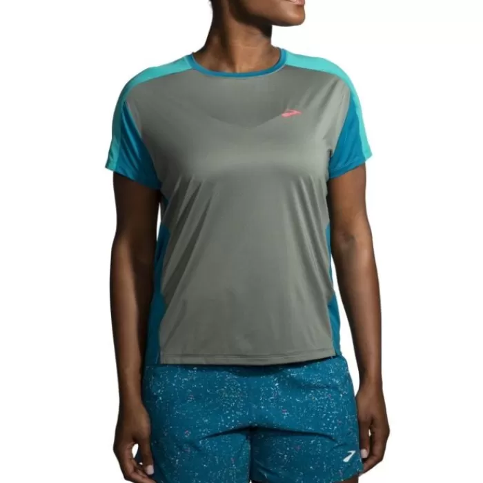 Donna Brooks Magliette Maniche Corte E Lunghe-Sprint Free Short Sleeve 2.0