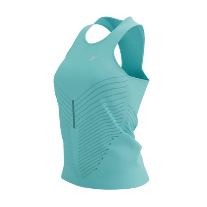 Donna Compressport Magliette Maniche Corte E Lunghe-Performance Singlet
