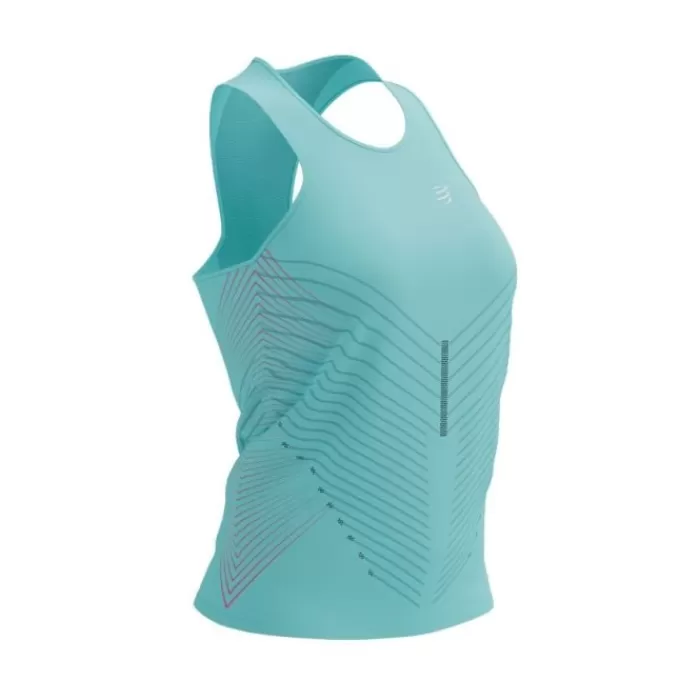 Donna Compressport Magliette Maniche Corte E Lunghe-Performance Singlet