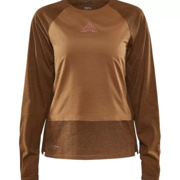 Donna Craft Magliette Maniche Corte E Lunghe-ADV Trail Wool Wind LS Tee