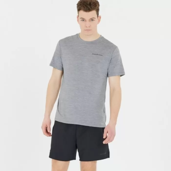 Uomo Endurance Magliette Maniche Corte E Lunghe-Abdon Melange Short Sleeve Tee