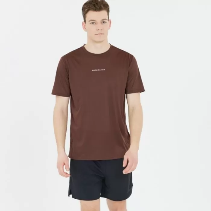 Uomo Endurance Magliette Maniche Corte E Lunghe-Alan Short Sleeve Tee