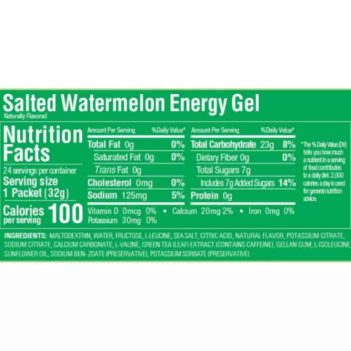 GU Energy Energia-Gel Caffeine (Salted Watermelon)