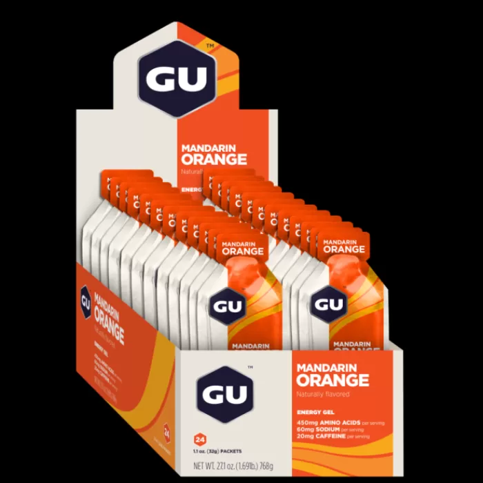 GU Energy Energia-Gel Caffeine 24x32g (Mandarin Orange)