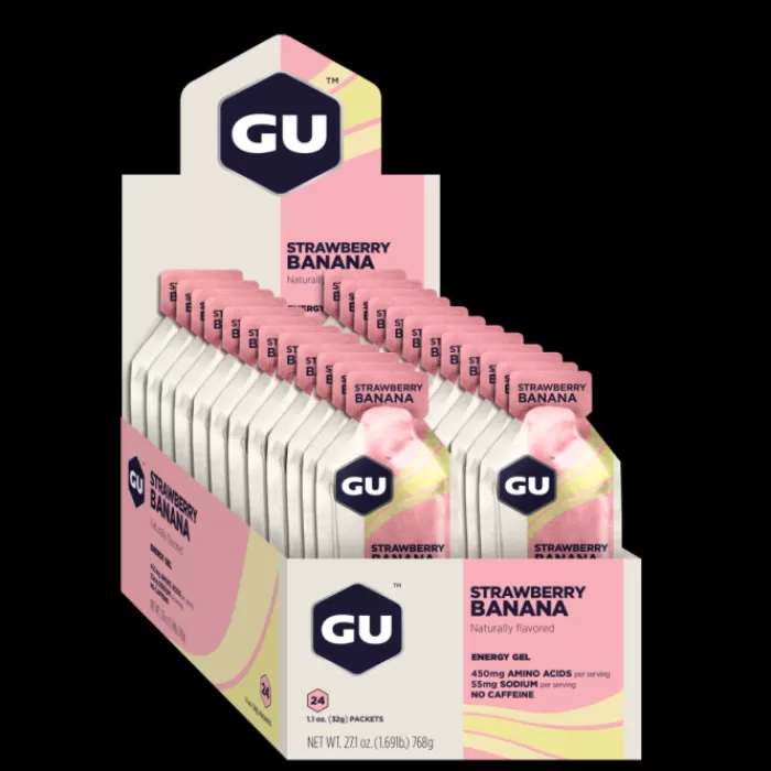 GU Energy Energia-Gel 24x32g (Strawberry Banana)