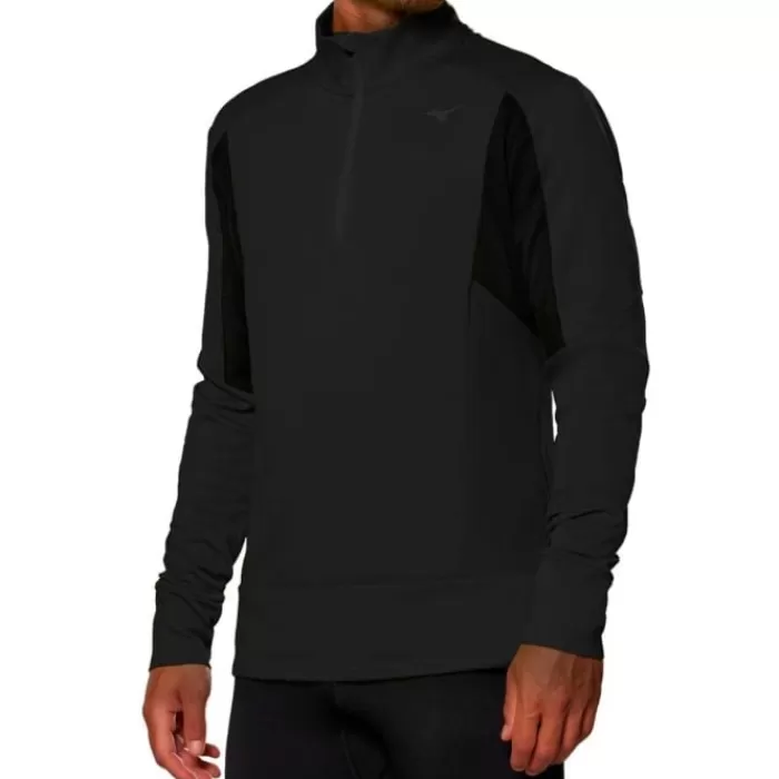 Uomo Mizuno Magliette Maniche Corte E Lunghe-Warmalite Half Zip