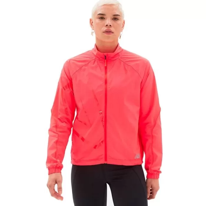 Donna New Balance Giacche-Printed Impact Run Light Pack Jacket