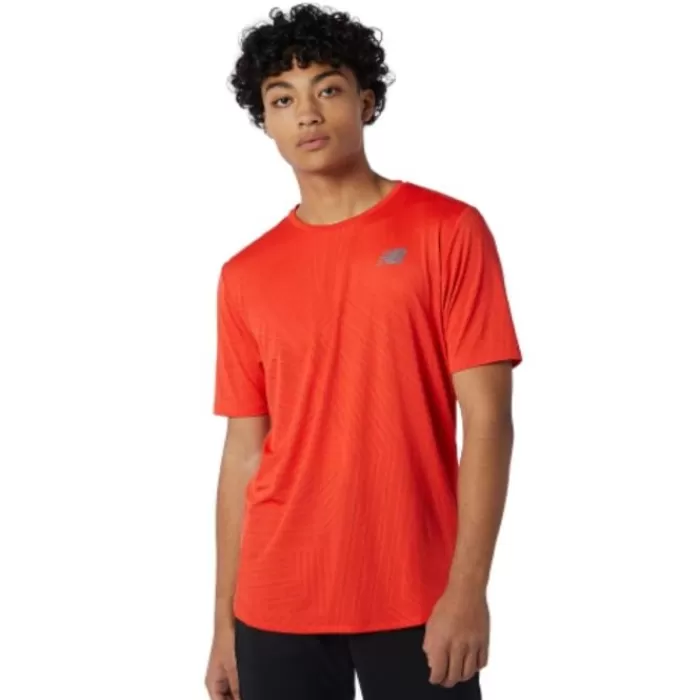 Uomo New Balance Magliette Maniche Corte E Lunghe-Q Speed Fuel Short Sleeve