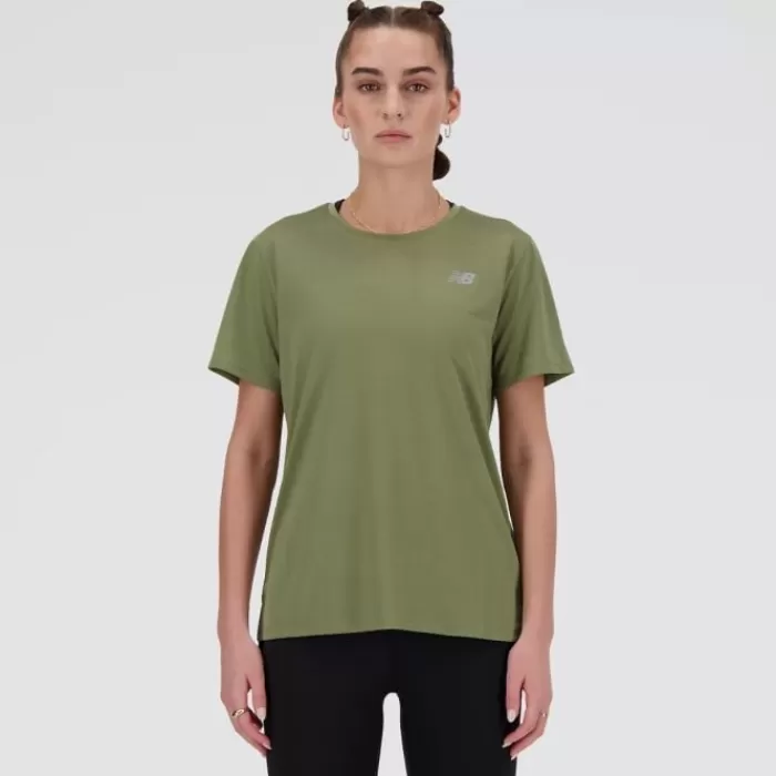 Donna New Balance Magliette Maniche Corte E Lunghe-Sport Essentials T-Shirts