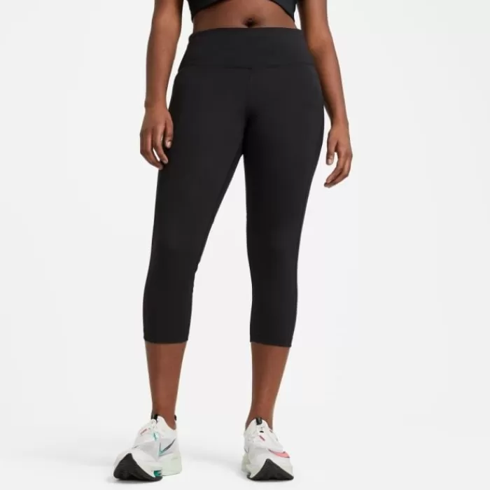 Donna Nike Leggings E Pantaloni Lunghi-Dri-Fit Fast Crop Tight (Plus Size)