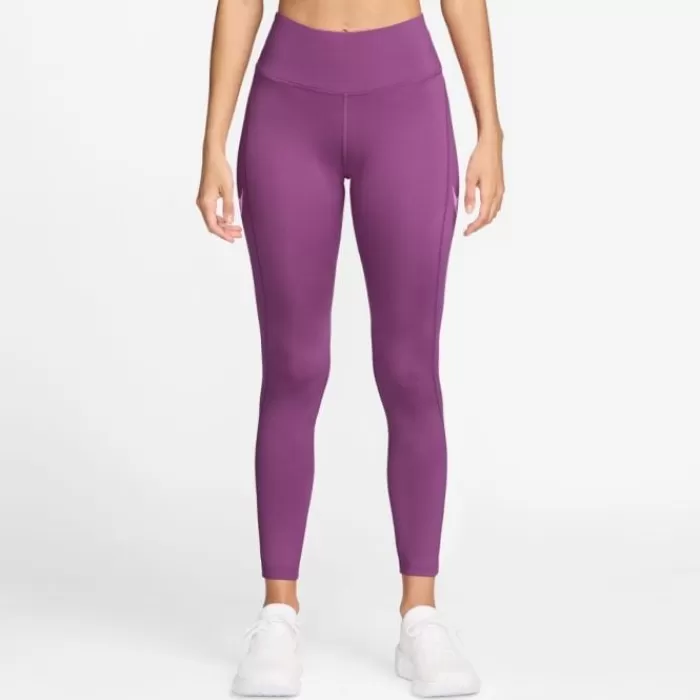 Donna Nike Leggings E Pantaloni Lunghi-Dri-FIT Fast Mid-Rise 7/8 Tights