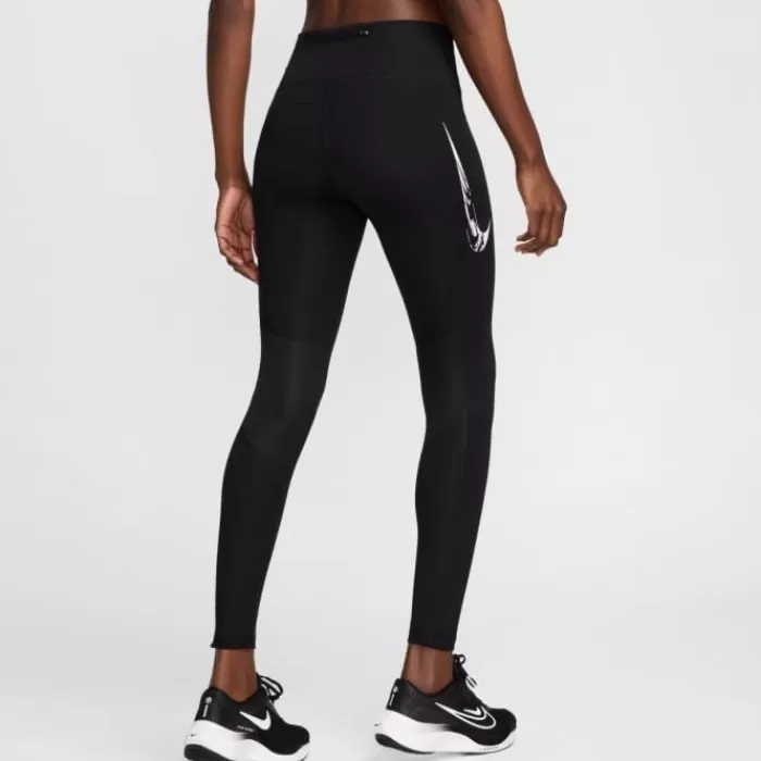 Donna Nike Leggings E Pantaloni Lunghi-Dri-FIT Fast Swoosh Mid-Rise 7/8 Tights