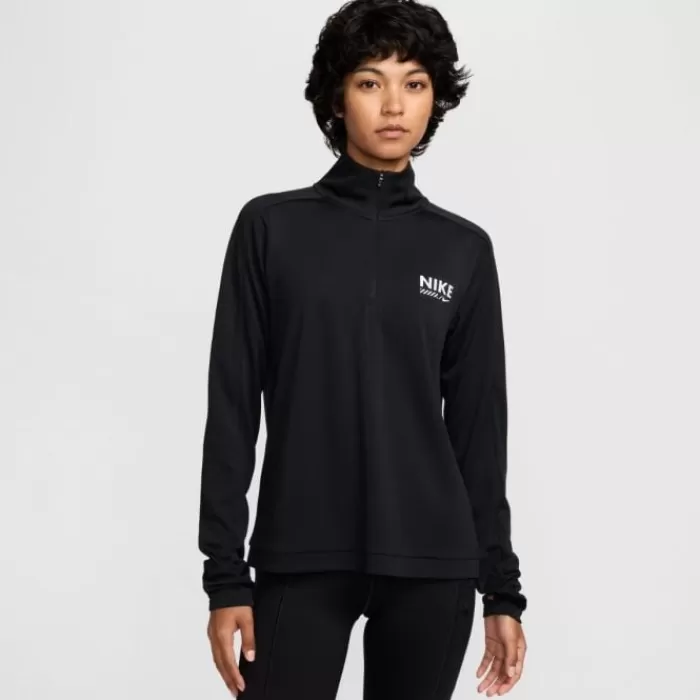 Donna Nike Magliette Maniche Corte E Lunghe-Dri-FIT Pacer Half Zip GLS