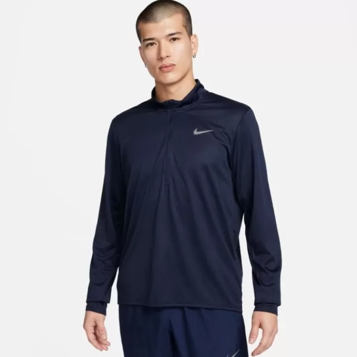 Uomo Nike Magliette Maniche Corte E Lunghe-Dri-FIT Pacer Half Zip Long Sleeve Tee