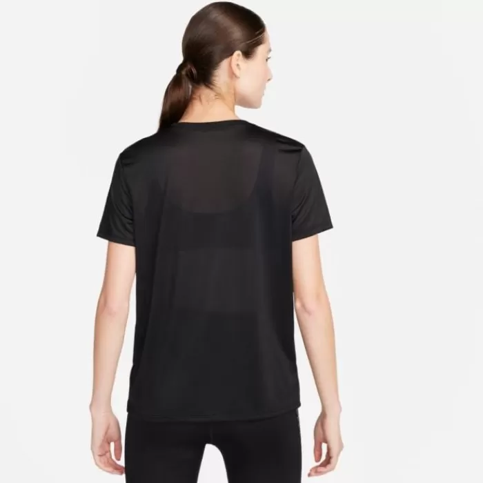 Donna Nike Leggings Corti E Pantaloncini-Dri-FIT Regular Heathered Graphic Short Sleeve Tee