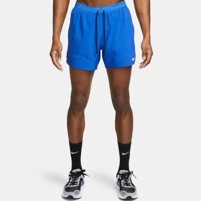 Uomo Nike Leggings Corti E Pantaloncini-Dri-Fit Stride 5in Brief-Lined Shorts