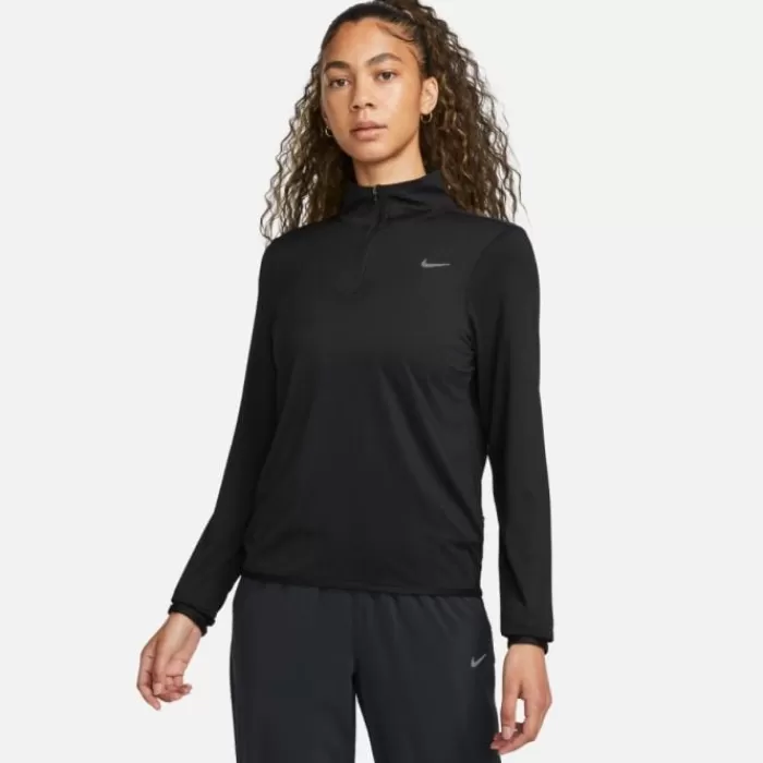 Donna Nike Magliette Maniche Corte E Lunghe-Dri-FIT Swift Element UV Half Zip