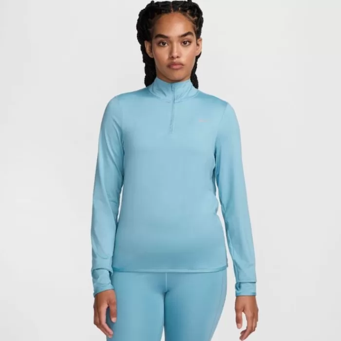 Donna Nike Magliette Maniche Corte E Lunghe-Dri-FIT Swift Element UV Half Zip