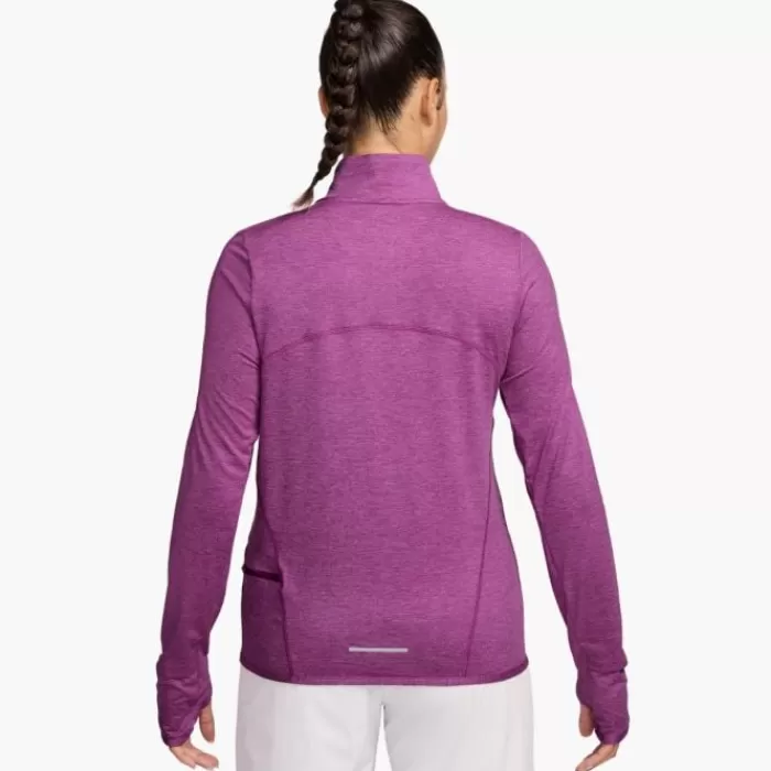 Donna Nike Magliette Maniche Corte E Lunghe-Dri-Fit Swift Element UV Half Zipp Midlayer