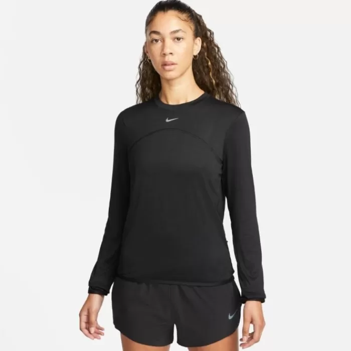 Donna Nike Magliette Maniche Corte E Lunghe-Dri-FIT Swift UV Crew Long Sleeve Tee