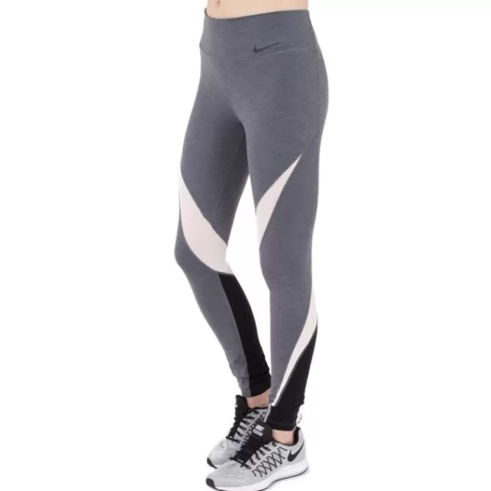 Donna Nike Leggings E Pantaloni Lunghi-Legendary Fabric Twist Veneer