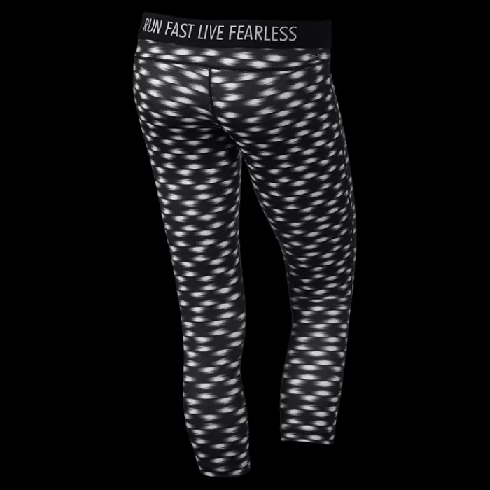 Donna Nike Leggings E Pantaloni Lunghi-Printed Relay Crop