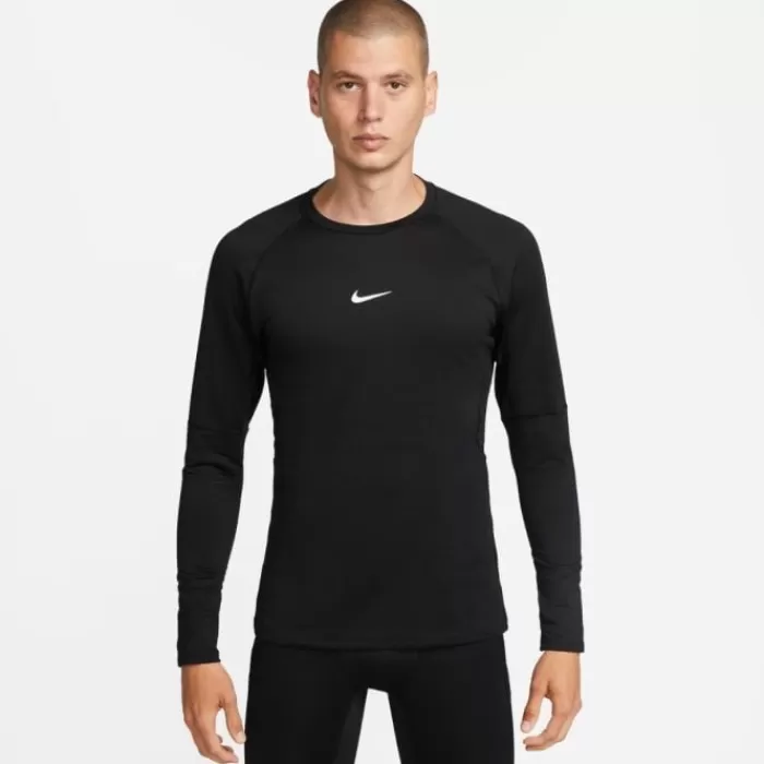 Uomo Nike Magliette Maniche Corte E Lunghe-Pro Warm Long Sleeve Tee