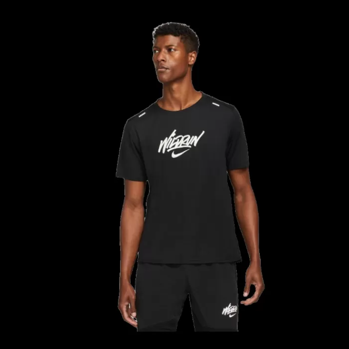 Uomo Nike Magliette Maniche Corte E Lunghe-Rise 365 SS WR GX