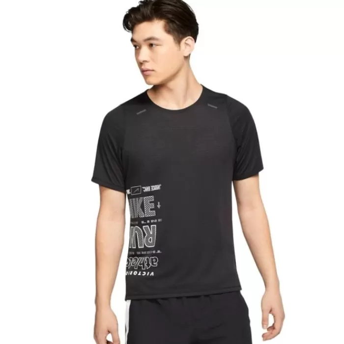 Uomo Nike Magliette Maniche Corte E Lunghe-Rise 365 Wild Run T-Shirt