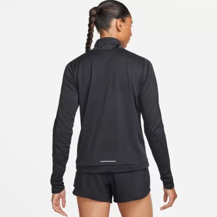 Donna Nike Magliette Maniche Corte E Lunghe-Swoosh Dri-Fit 1/4-Zip Mid-Layer