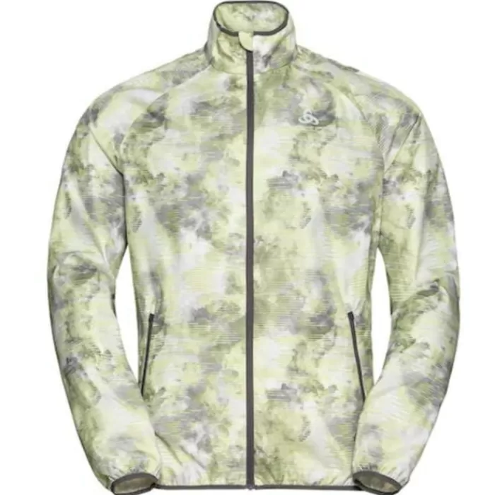 Uomo Odlo Giacche-Jacket Essential Light Print