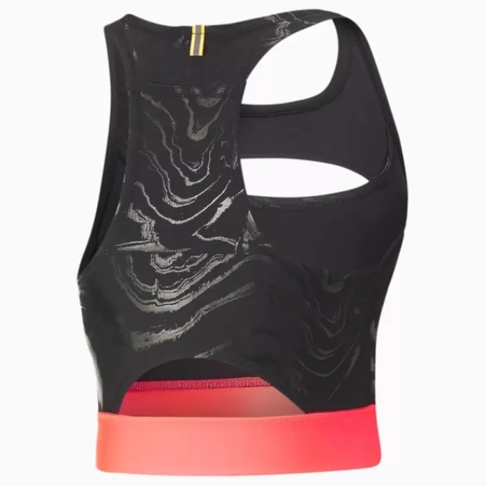 Donna Puma Magliette Maniche Corte E Lunghe-Run Ultraform AOP Crop Tank