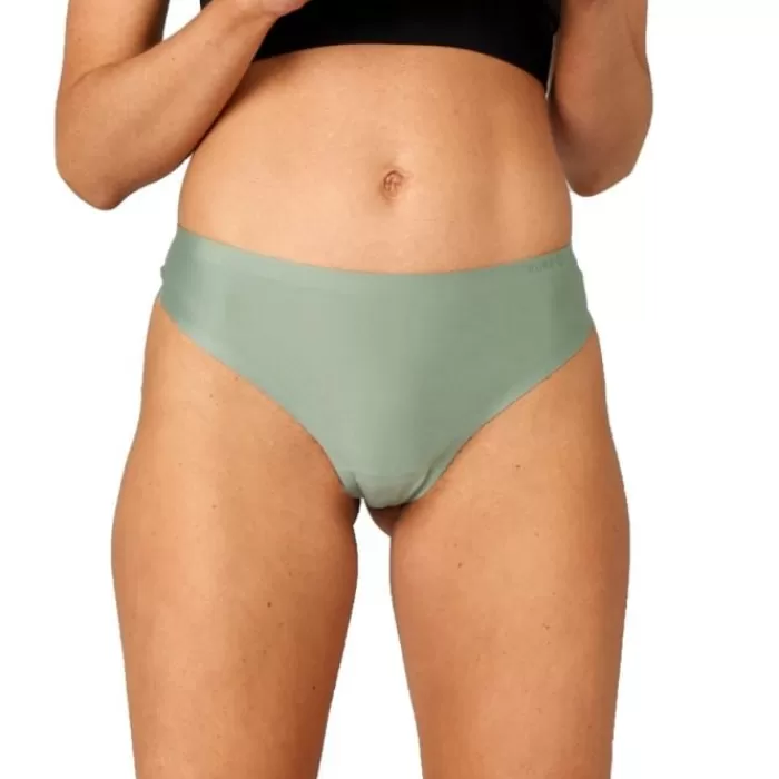 Donna PureLime Intimo/strato Base-Invisible Microfiber Thong 2-pack