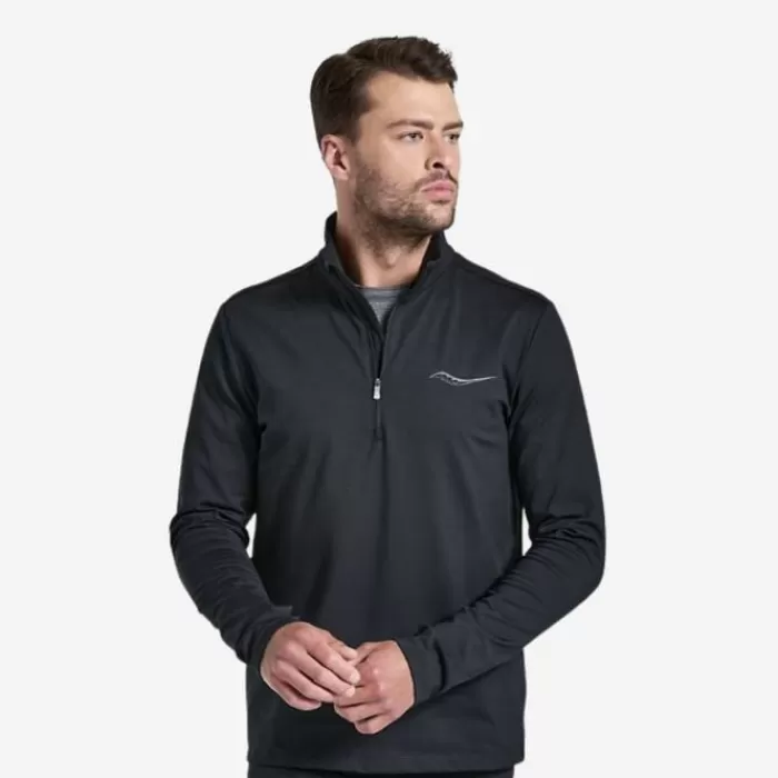 Uomo Saucony Magliette Maniche Corte E Lunghe-Solstice 1/4 Zip