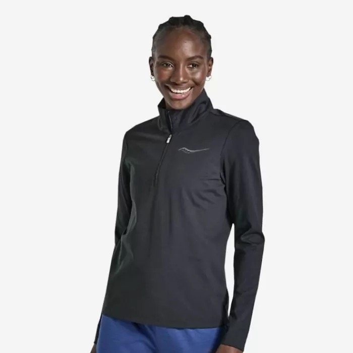 Donna Saucony Magliette Maniche Corte E Lunghe-Solstice 1/4 Zip