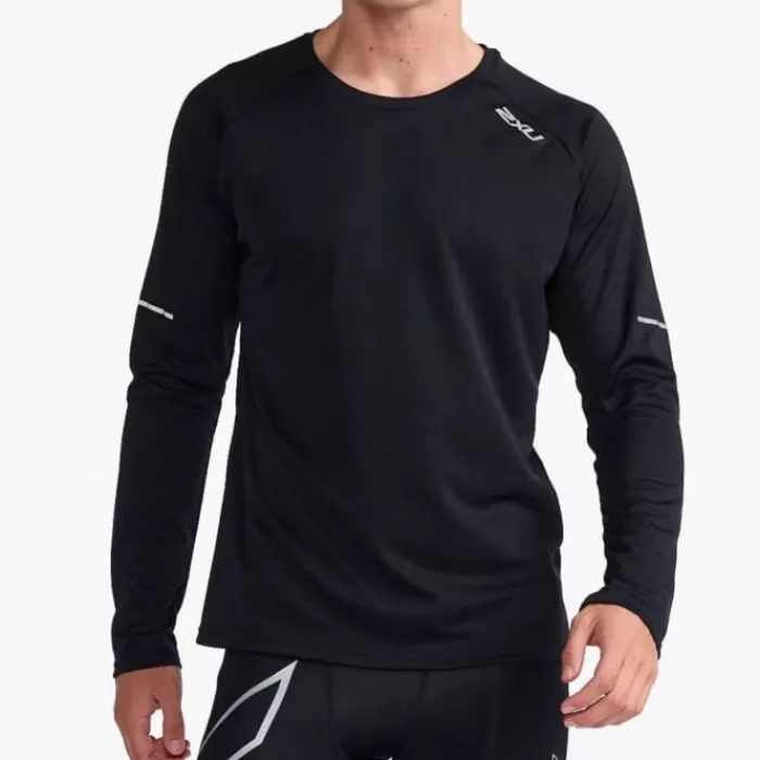 Uomo 2XU Magliette Maniche Corte E Lunghe-Aero Long Sleeve Tee